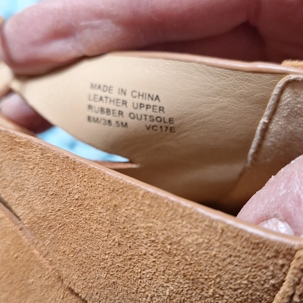 Michael Kors size 8 suade brown heels
